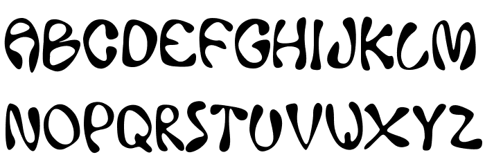 Ace Crikey Font LOWERCASE