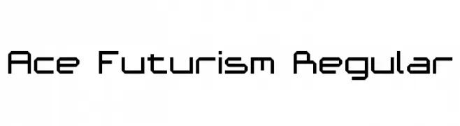Ace Futurism Regular  免费字体下载