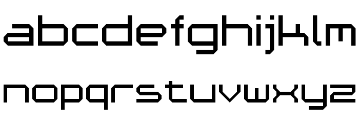 Ace Futurism Regular Font LOWERCASE