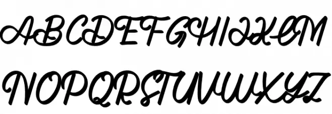 Ace Joker Font UPPERCASE