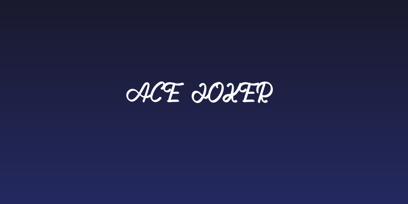 Ace Joker Social Header
