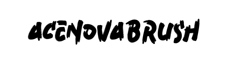 Ace Nova Brush  Frei Schriftart Herunterladen