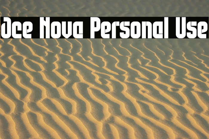 Ace Nova Personal Use Example 2