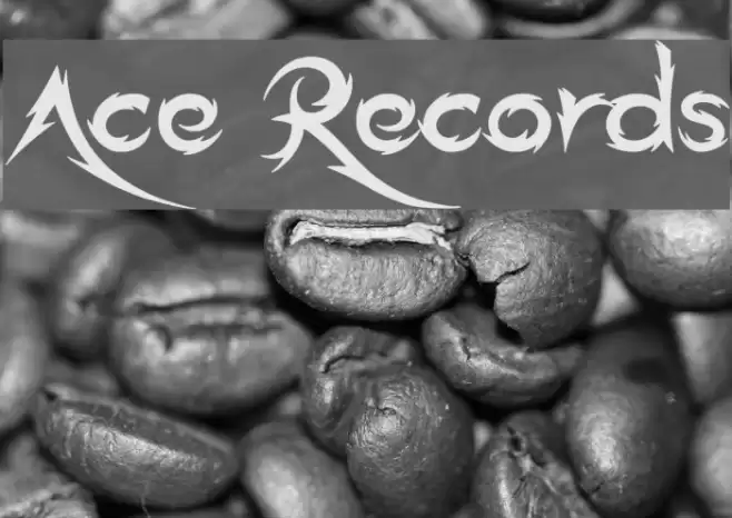 Ace Records Font examples