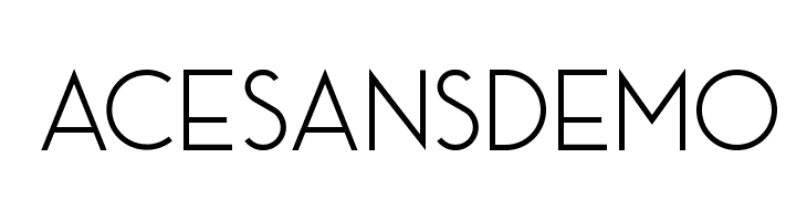 AceSansDemo Font