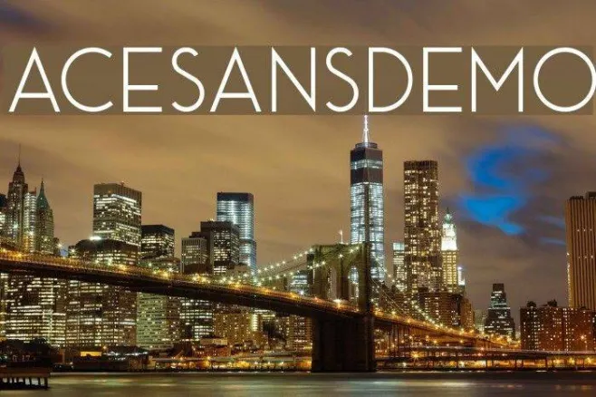 AceSansDemo Example 3