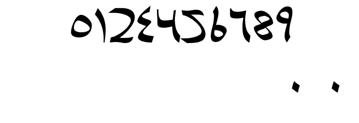 Aceh Darusalam Font OTHER CHARS