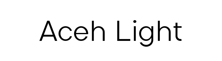 Aceh Light  baixar fontes gratis