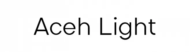 Aceh Light  免费字体下载