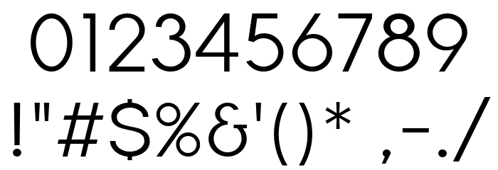 Aceh Light Font OTHER CHARS