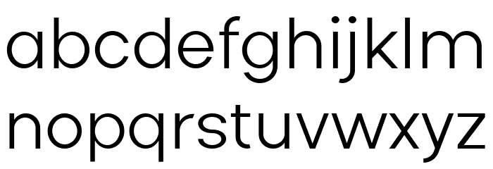 Aceh Light Font LOWERCASE
