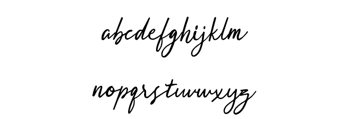 Acelire Rosse Font LOWERCASE