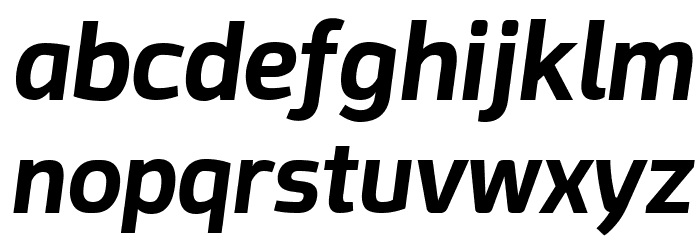 Acephimere Bold Italic Font LOWERCASE