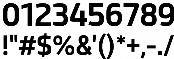 Acephimere Bold Font OTHER CHARS