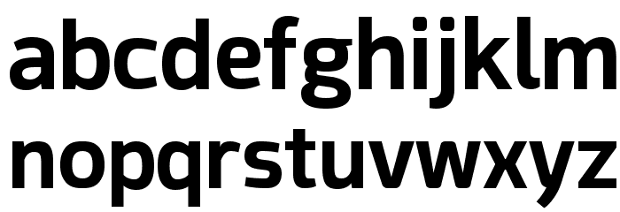 Acephimere Bold Font LOWERCASE