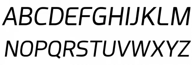 Acephimere Italic フォント 大文字