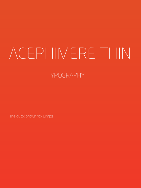 Acephimere Thin Poster