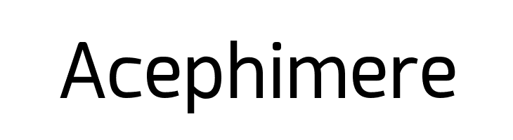 Acephimere  フリーフォントのダウンロード