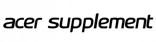 Acer Supplement  لخطوط تنزيل