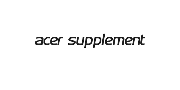 Acer Supplement Logo