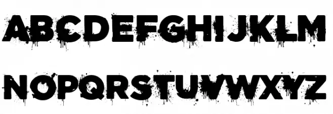 Acero y Sangre Шрифта ВЕРХНИЙ