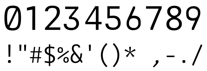 Acevedo Font OTHER CHARS