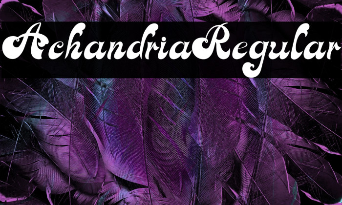 Achandria-Regular Example 1