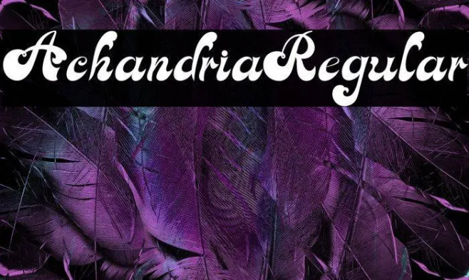 Achandria-Regular Example 1