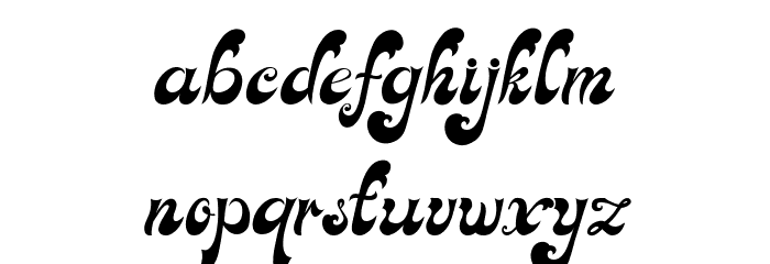 Achandria Regular Font LOWERCASE