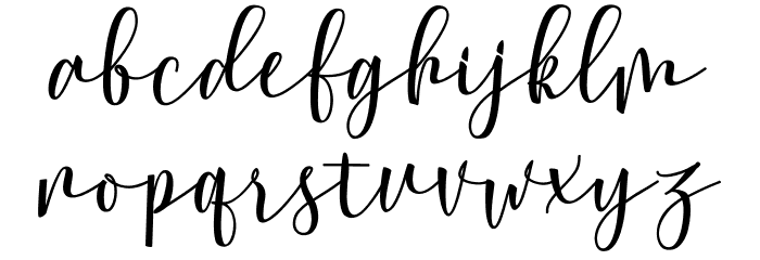 Achange Font LOWERCASE