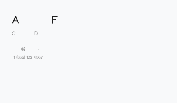 Acheron Free Business Card