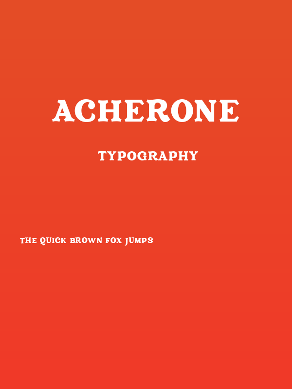 Acherone Poster
