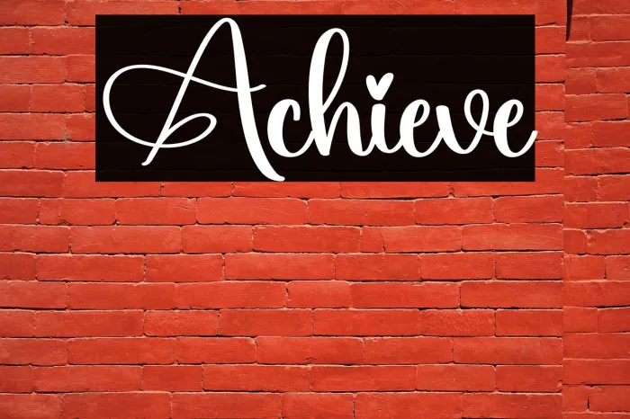Achieve Example 1