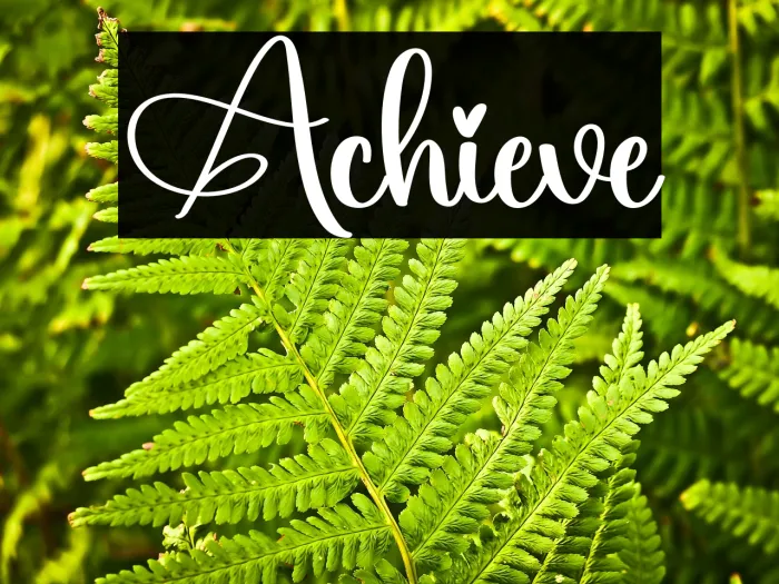 Achieve Example 3