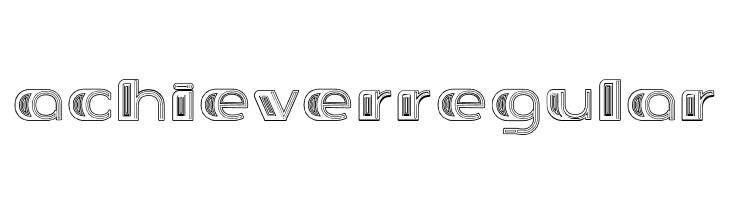 Achiever Regular  Descarca Fonturi Gratis