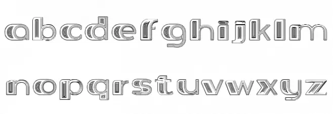 Achiever Regular 字体 大写