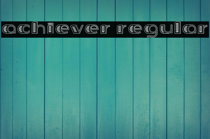 Achiever Regular Example 1