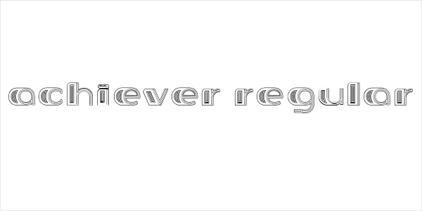 Achiever Regular Logo