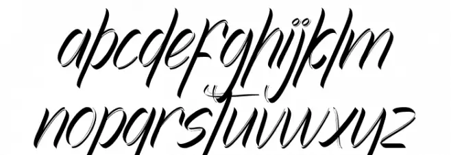 Achilleas Demo Italic Schriftart Kleinbuchstaben