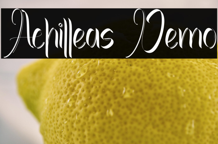 Achilleas Demo Example 1
