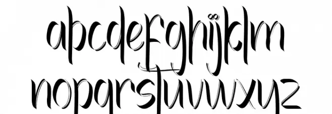 Achilleas Demo Schriftart Kleinbuchstaben