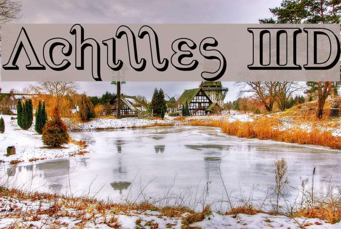 Achilles 3D Example 3