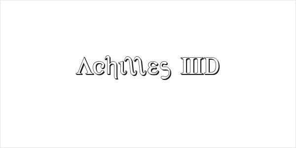 Achilles 3D Logo