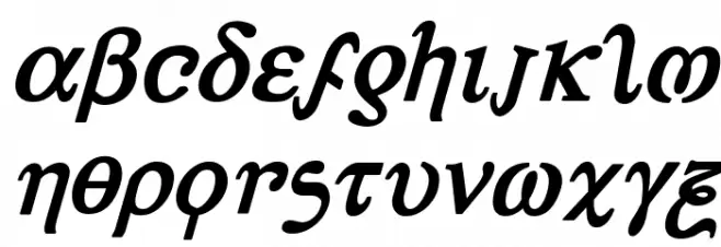 Achilles Bold Italic Fuentes MINÚSCULAS