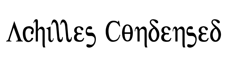Achilles Condensed  Fuentes Gratis Descargar