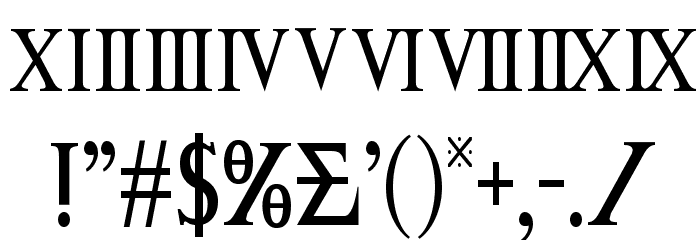 Achilles Condensed Font OTHER CHARS