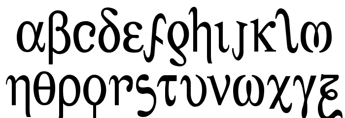 Achilles Condensed Font LOWERCASE