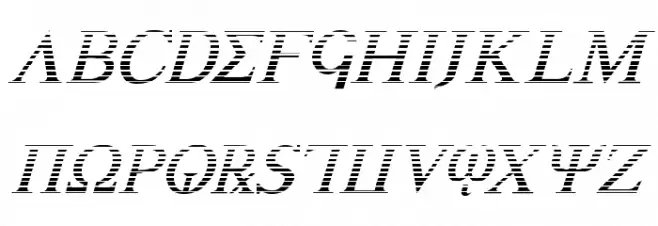 Achilles Gradient Italic Шрифта ВЕРХНИЙ