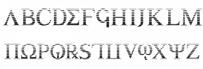 Achilles Gradient Шрифта ВЕРХНИЙ