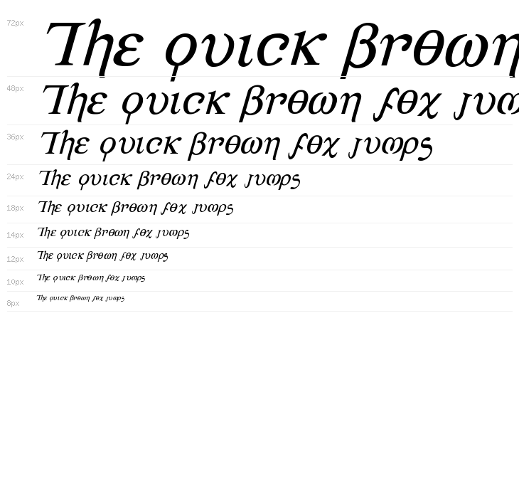 Achilles Italic Waterfall